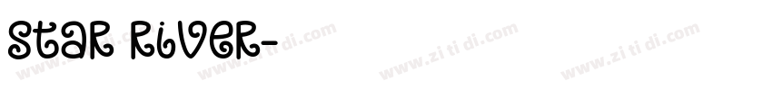 star river字体转换